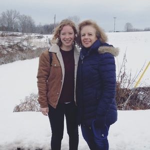 Brandy Melville shearling jacket